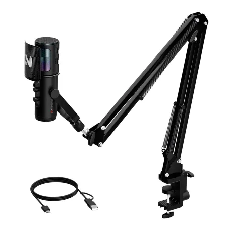 NearStream AM30U: AI Noise-Canceling USB Condenser Microphone Boom Arm Kit