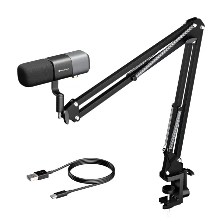 NearStream AM20X:  AI Noise-Canceling USB&XLR Condenser Microphone Boom Arm Kit