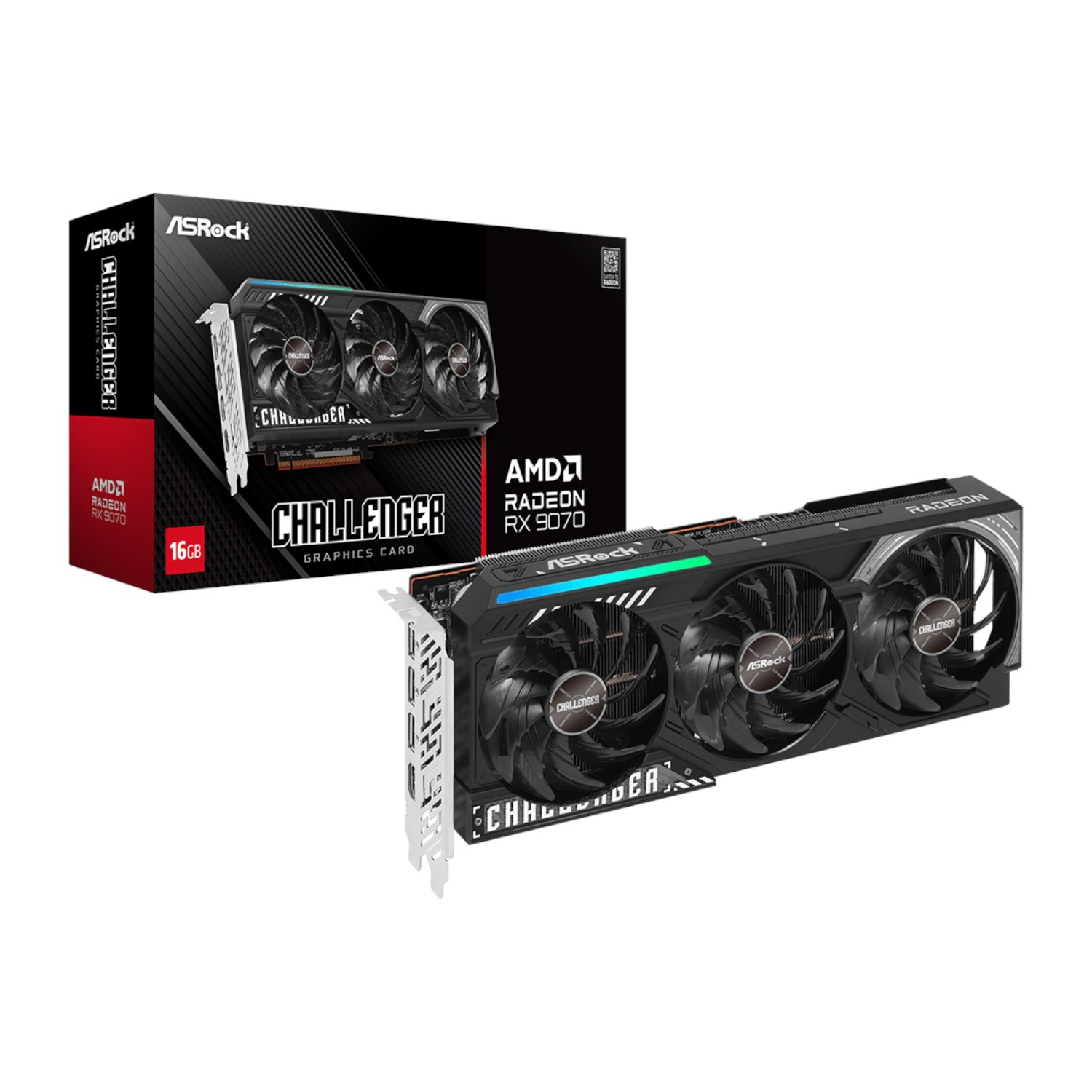 ASRock AMD Radeon RX 9070 Challenger 16GB