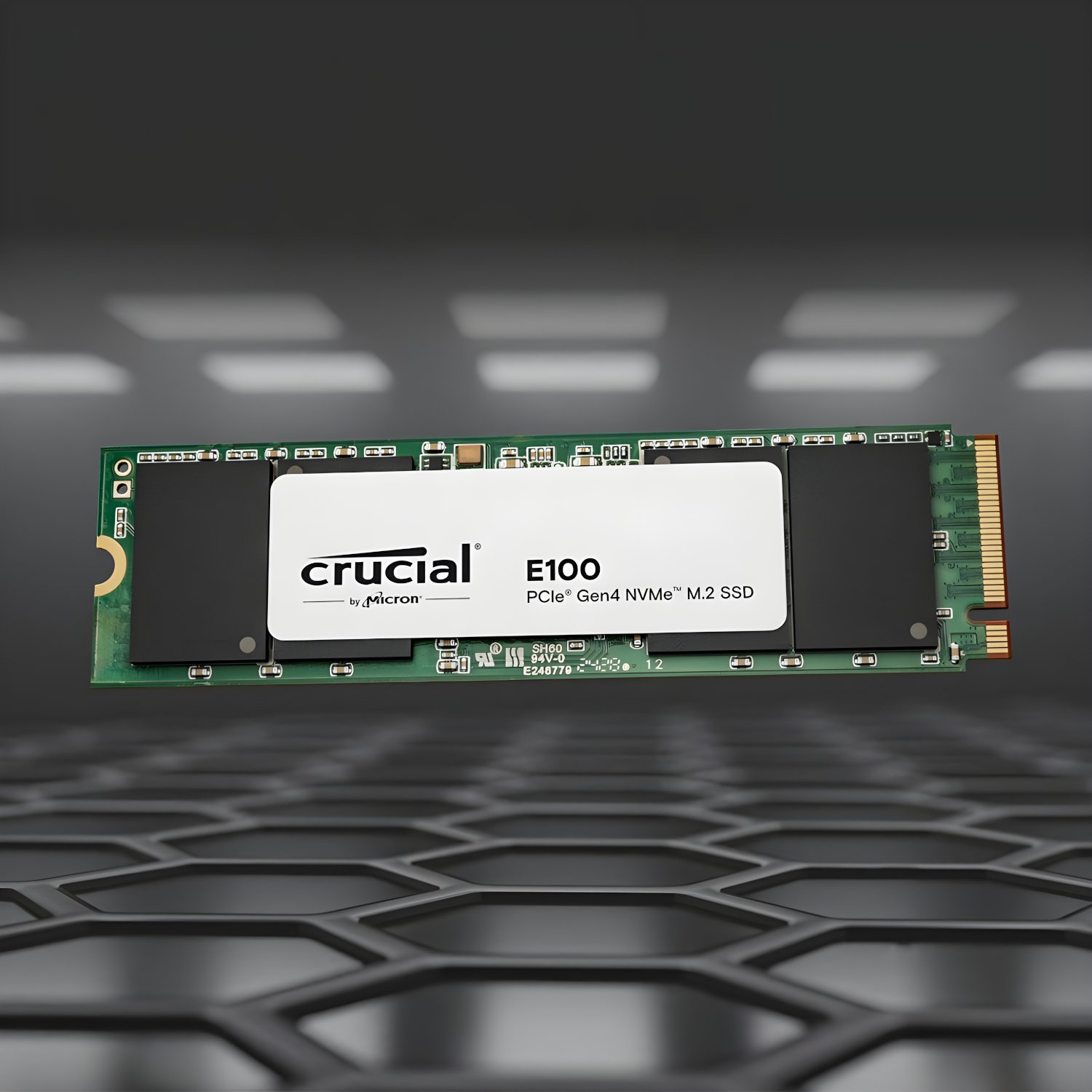 Crucial E100 1TB PCIe Gen4 2280 NVMe