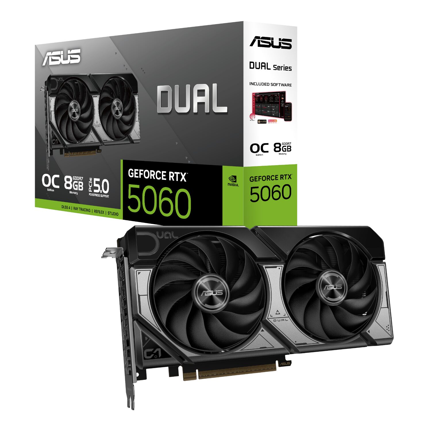 ASUS Dual GeForce RTX 5060 OC Edition 8GB