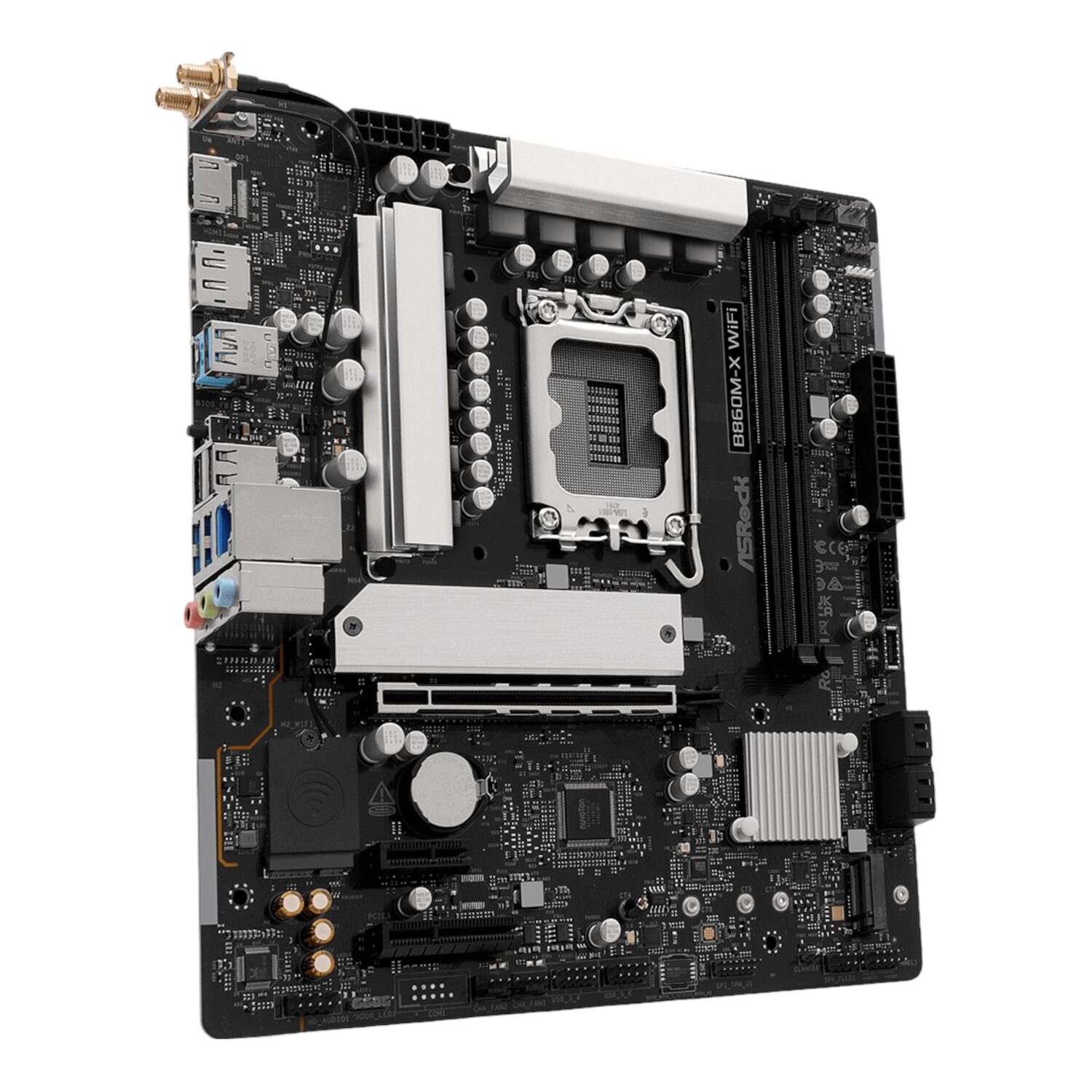 ASRock B860M-X Micro ATX DDR5 Motherboard (PCIe 5 & Wi-Fi 6E)