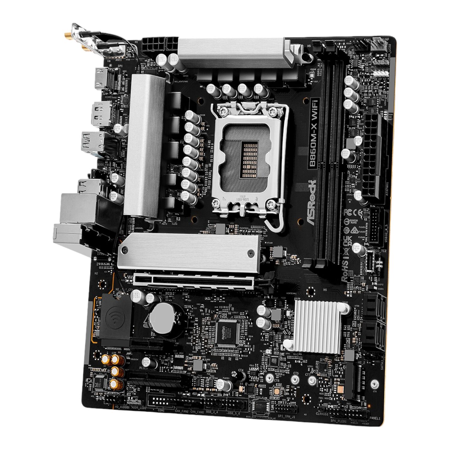 ASRock B860M-X Micro ATX DDR5 Motherboard (PCIe 5 & Wi-Fi 6E)