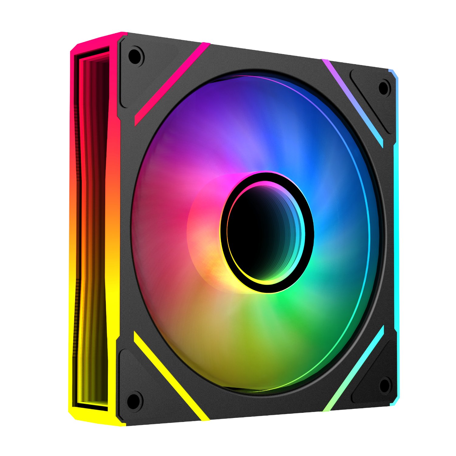 PCBuilder STORM PRISM 120mm ARGB Fan – Black