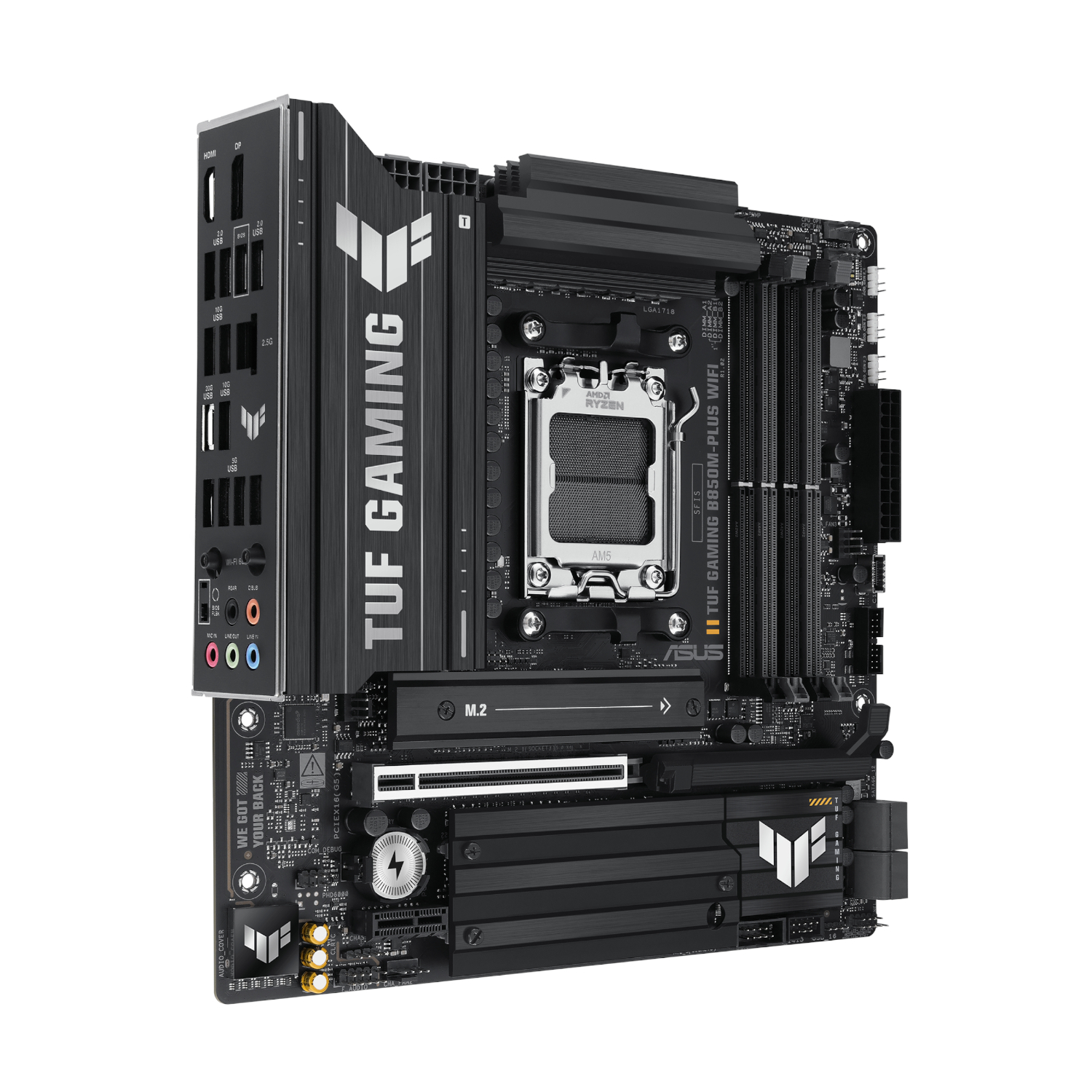 Asus TUF Gaming B850M-PLUS WIFI AM5 Micro ATX Gaming Motherboard