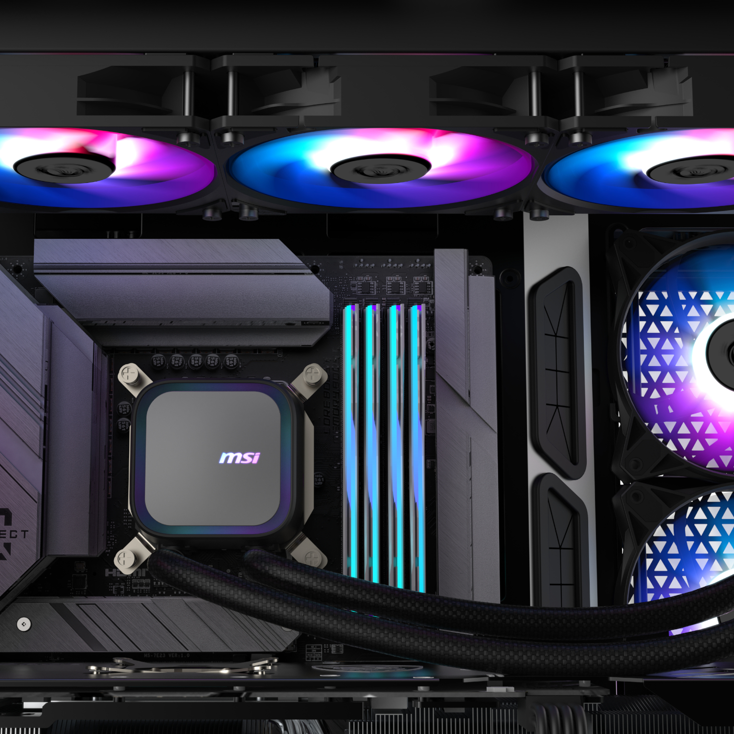 MSI MAG Coreliquid A13 360 AIO Liquid CPU Cooler – Black