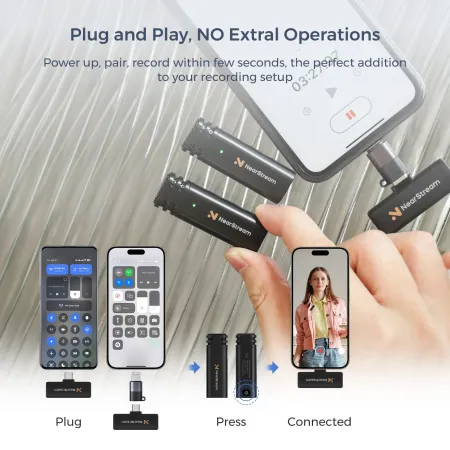 NearStream AWM10T Mini Wireless Microphones