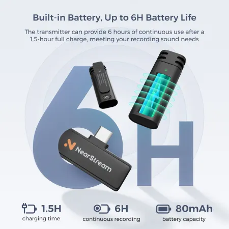NearStream AWM10T Mini Wireless Microphones